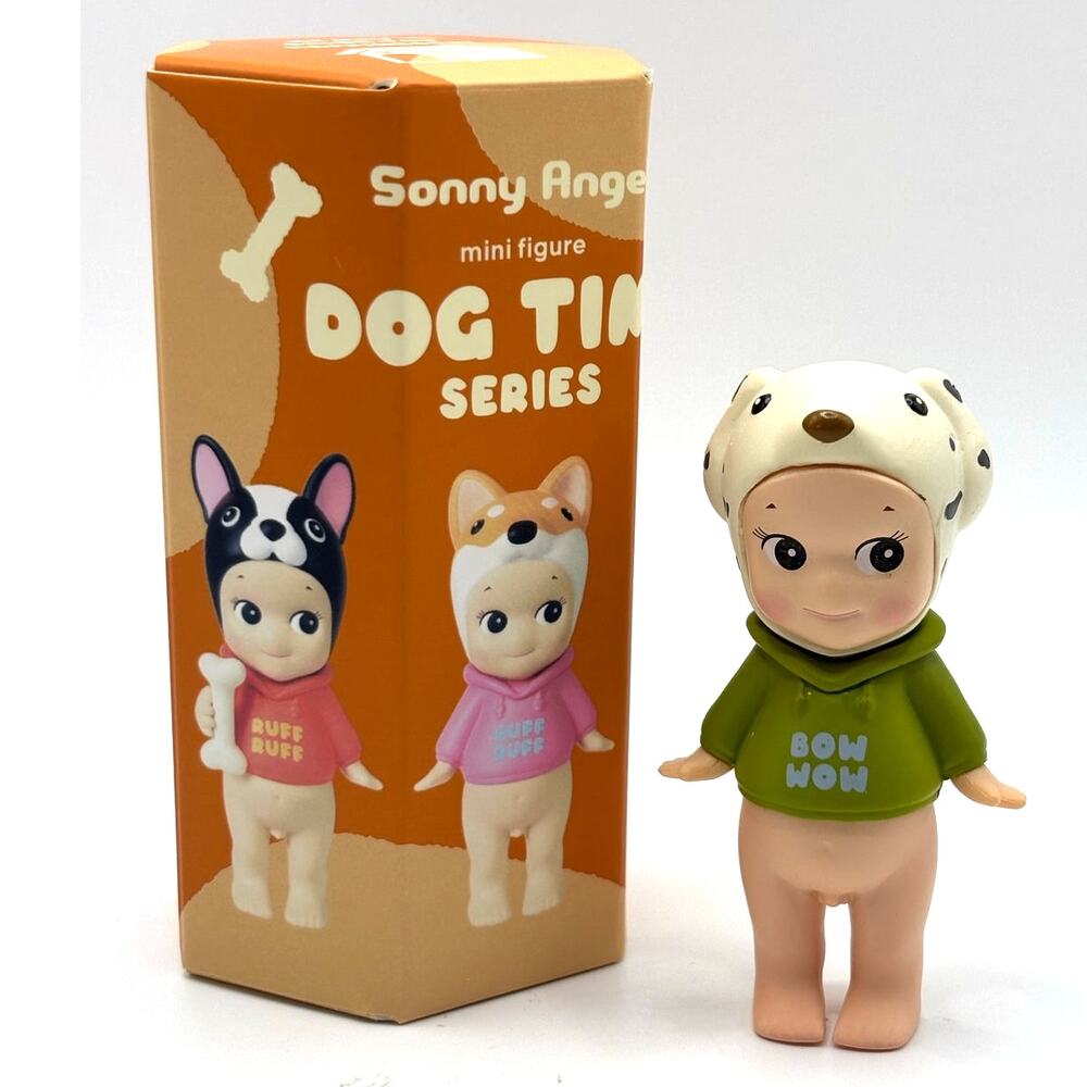 New Unbranded Kewpie/Angel Collectible Mini Figure, Dalmatian Dog, Open Box